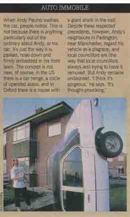 Andy's art went Europe-wdie with a Stern magazine feature